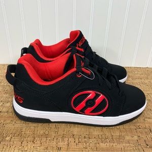 Heelys Voyager Black and Red Skate Sneakers